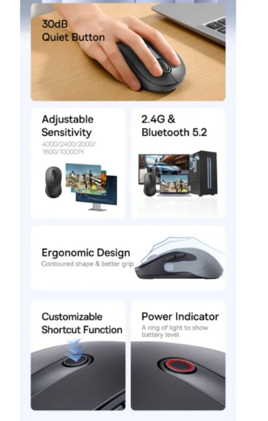 موس بی سیم BASEUS F02
